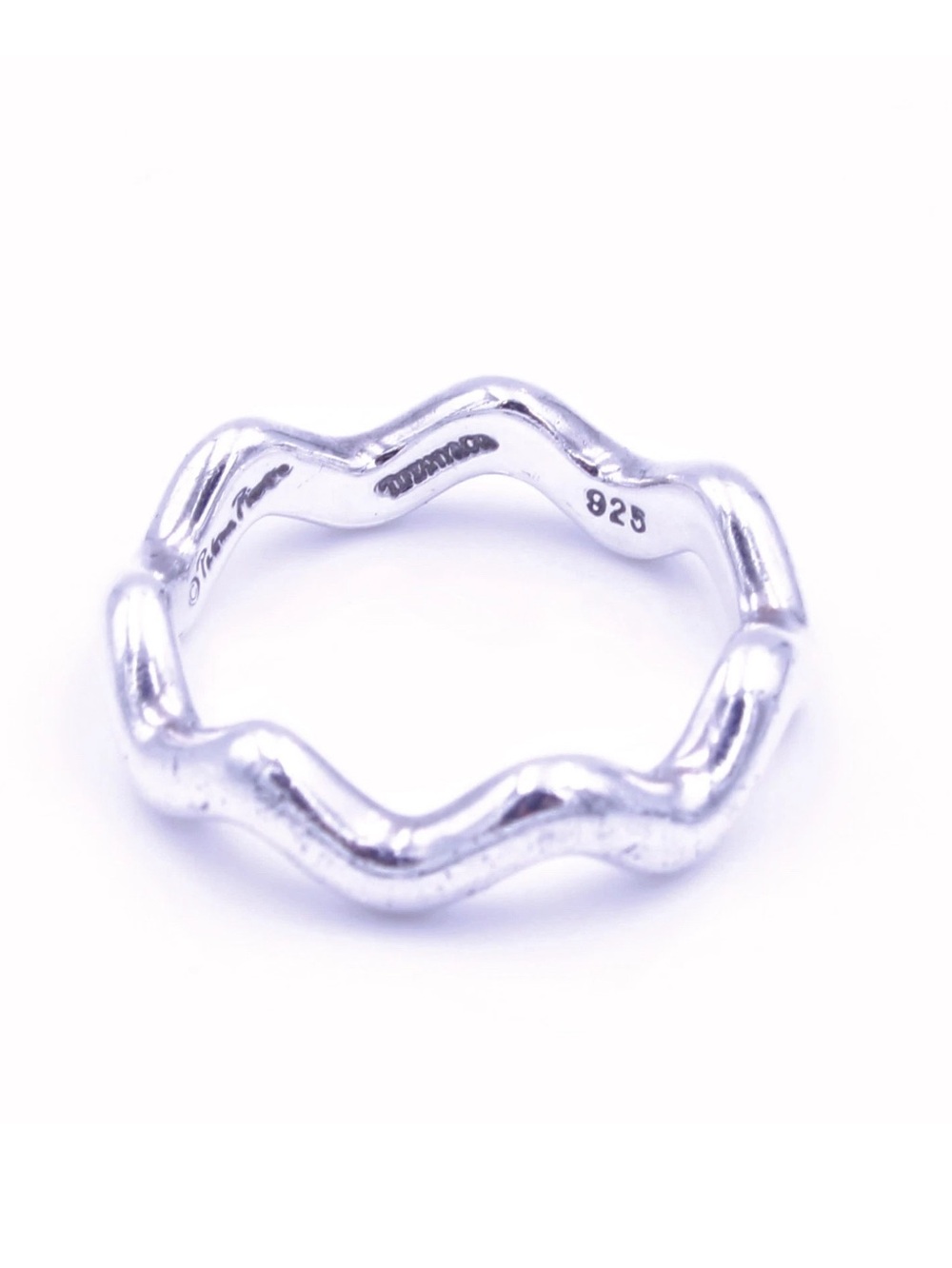 Tiffany & Co. Paloma Picasso Zig Zag Ring Sterling Silver